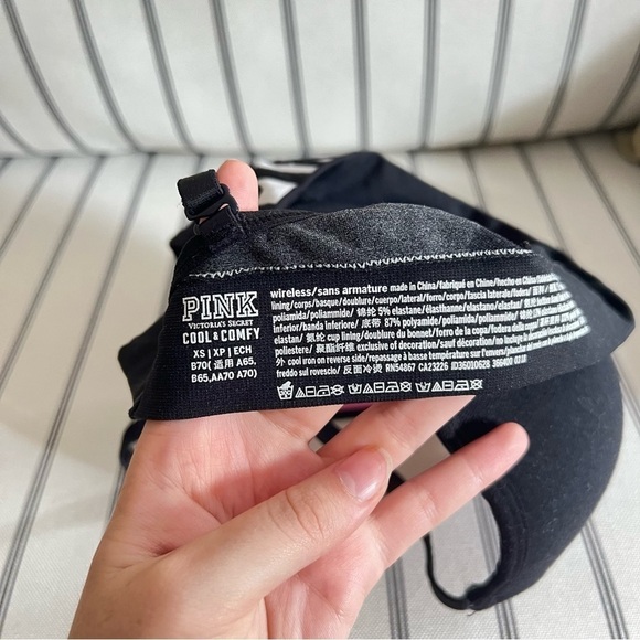 PINK Victoria’s Secret Logo Cozy & Comfy Wireless Bra - Picture 4 of 6